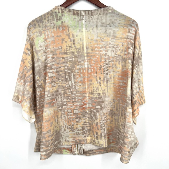 Chico's Zenergy Size 2 or Large Gemstone Jacket Blouse Shirt Top Fall Winter - Picture 8 of 9
